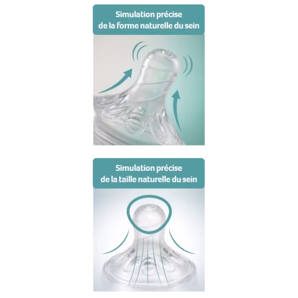 Lot de 2 tétines Natural feeling 1mois+ – Mammia – Image 7